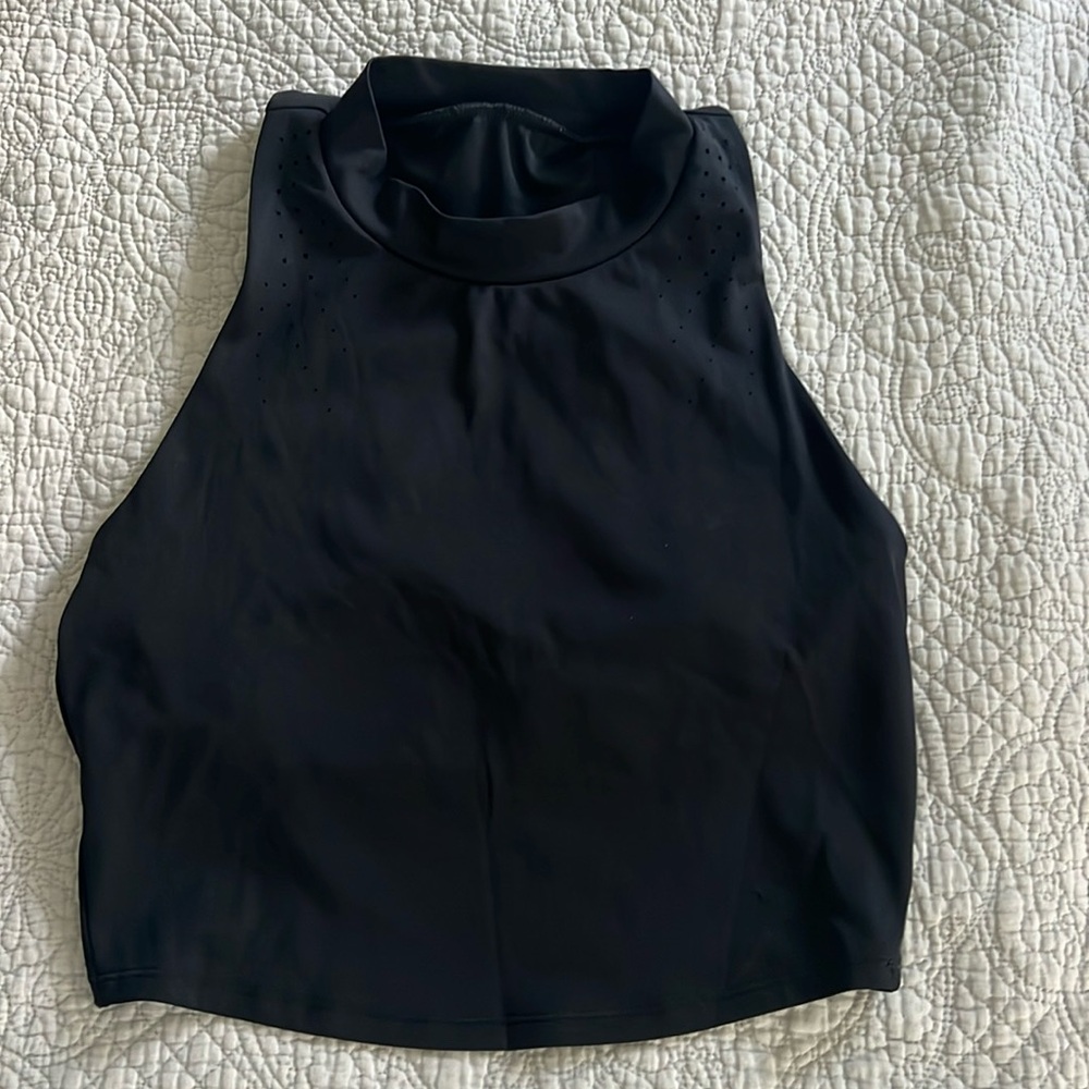 All in motion workout crop , high neckline - mock neck